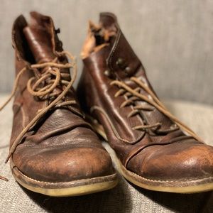 Shoot Deer Leather Wrinkle Boot